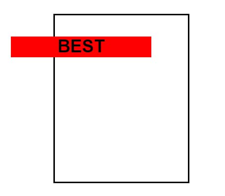 Угловая лента на CSS.