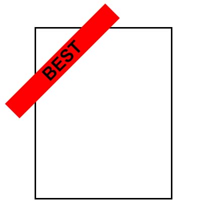 Угловая лента на CSS.
