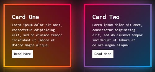 CSS-эффекты. Градиентная рамка у блока.