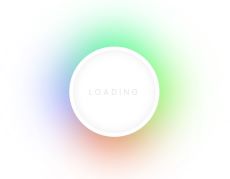 Анимированный loader на градиентах и тенях