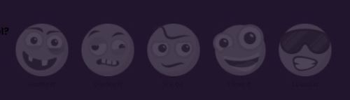 Рейтинг со смайликами на чистом CSS.
