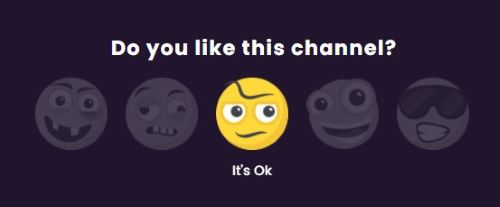 Рейтинг со смайликами на чистом CSS.