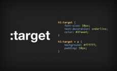 Зачем нужен псевдокласс target в CSS3.