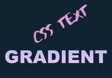 Градиент для текста на CSS