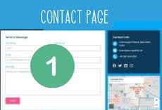 Дизайн и верстка страницы Contact Us. Часть #1