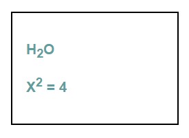 HTML теги для текста.