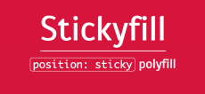 "Липкая" библиотека stickyfill.