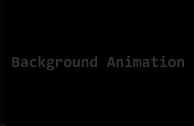 JavaScript анимация на фоне.
