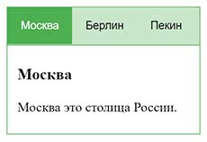 Как сделать вкладки в HTML