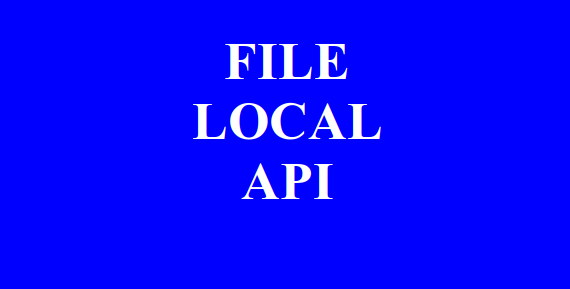 Как работать с локальной файловой системой в JavaScript