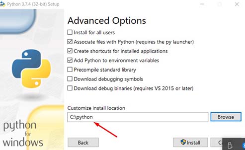 Установка Python 3.7 на Windows.